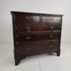 English geometric-panelled oak chest of drawers, circa 1680