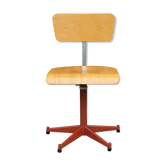 Chaise d'atelier pivotante