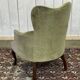 English walnut armchair from the early 20th century