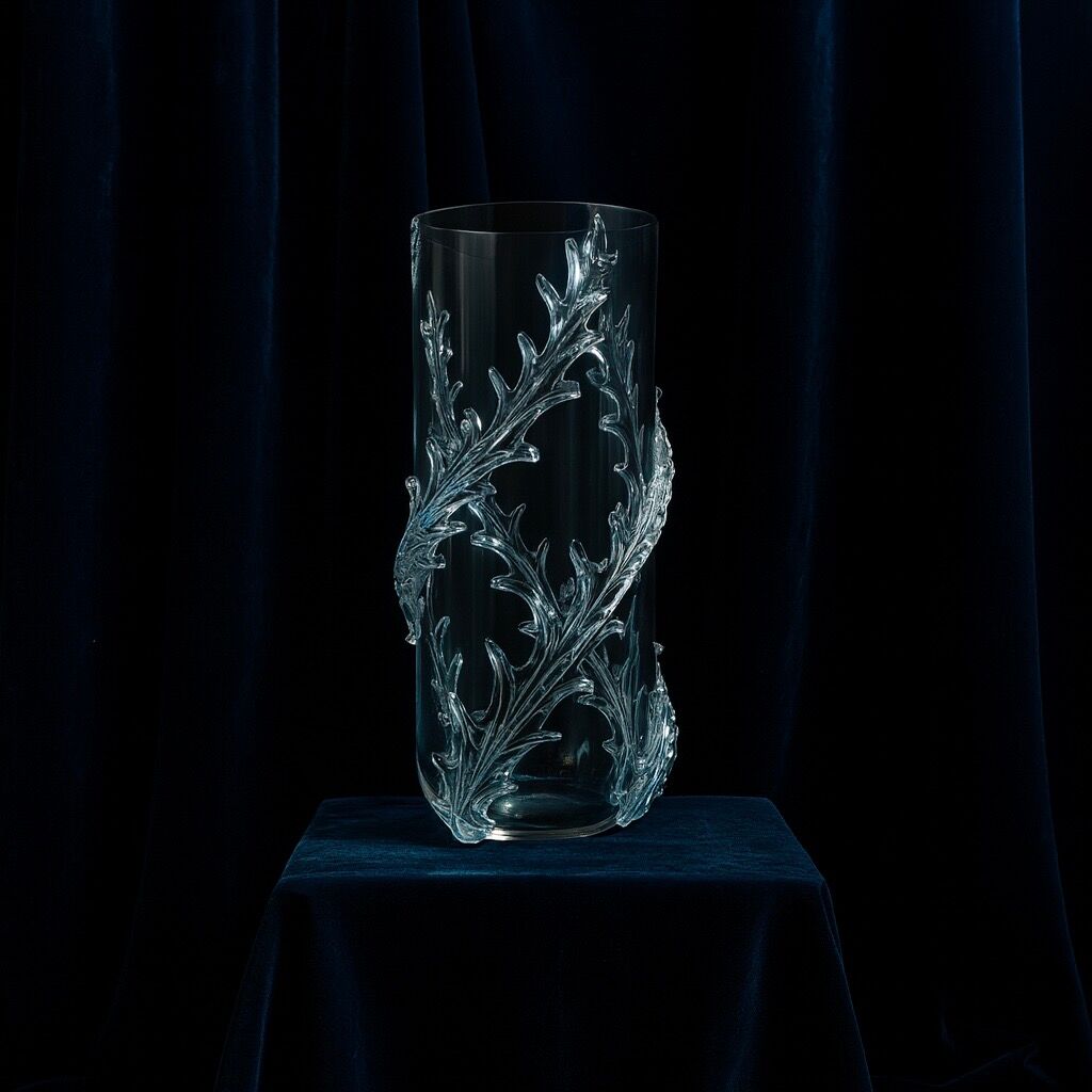 Rare monumental Piumato vase by Barovier & Toso, 1940s