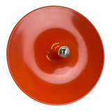Rare Orange 50cm Charlotte Perriand Disc Wall Light by Staff, Germany 1970