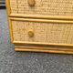 Vintage chest of drawers 1980 Maugrion Rotin