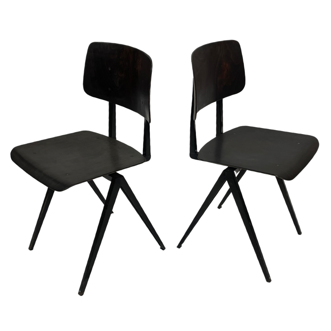 Industrial chair Galvanitas S16 Pagholz Netherlands 60's Design