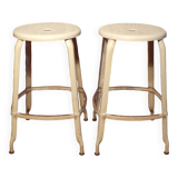 Pair of Nicolle workshop stools