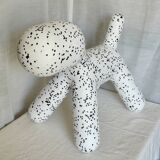 Puppy child seat design Eero AARNIO black and white stool