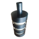 Pair of cylindrical "Space Age" pendants - Lita, 1967
