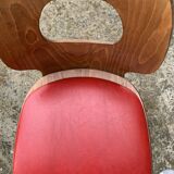 Set de 4 exceptionnel  chaises Baumann