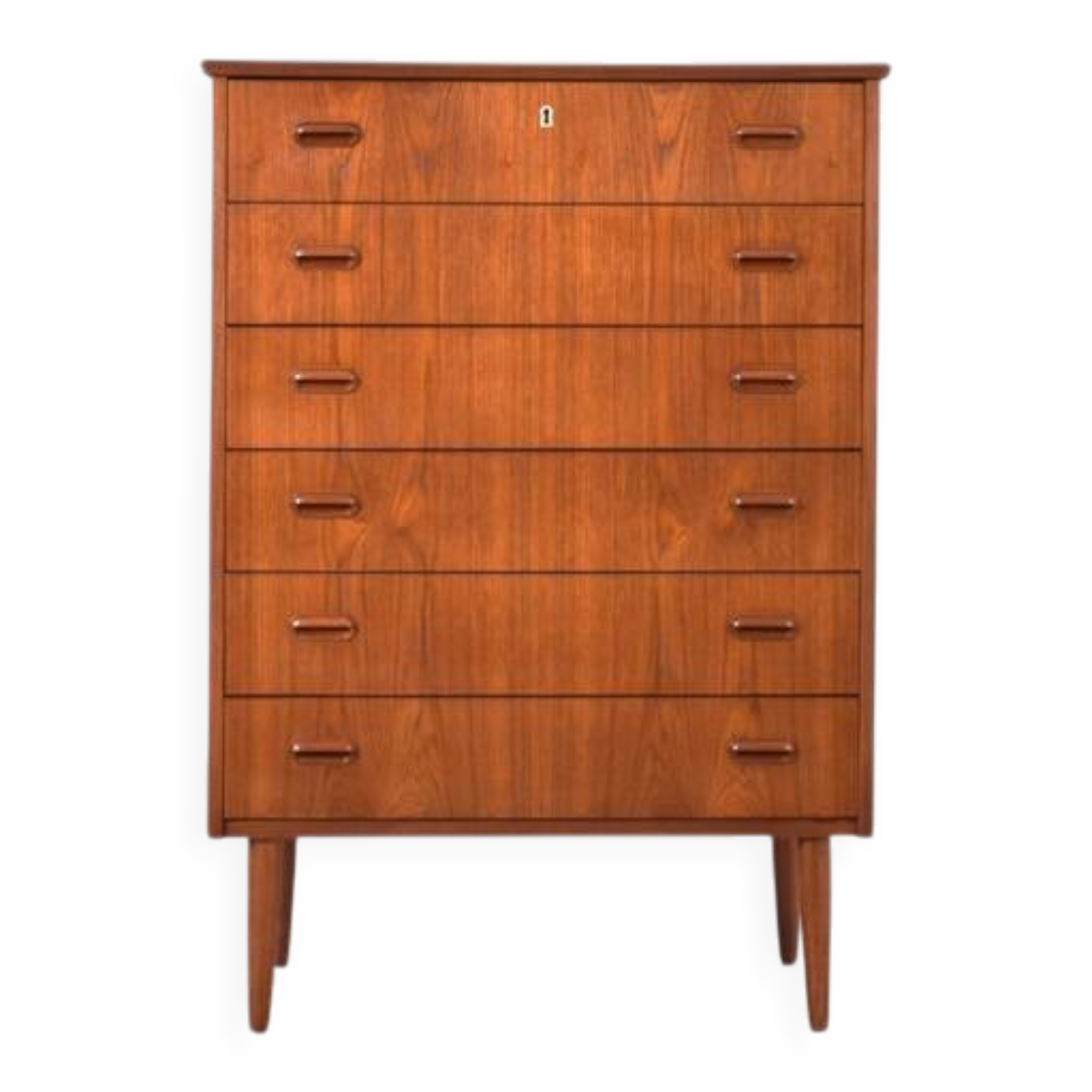 Mid-Century Danish Teak Chest of Drawers, 1960s.