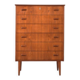 Mid-Century Danish Teak Chest of Drawers, 1960s.