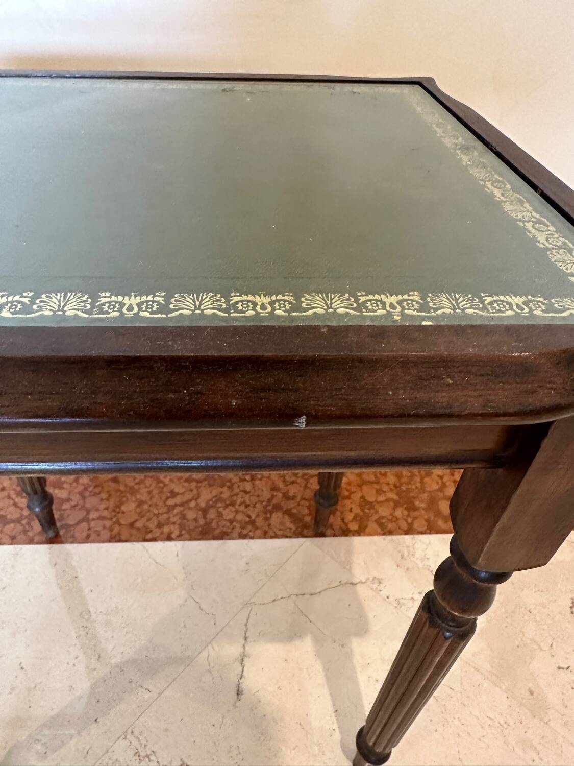 Small vintage wooden side table