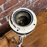 White metal table lamp