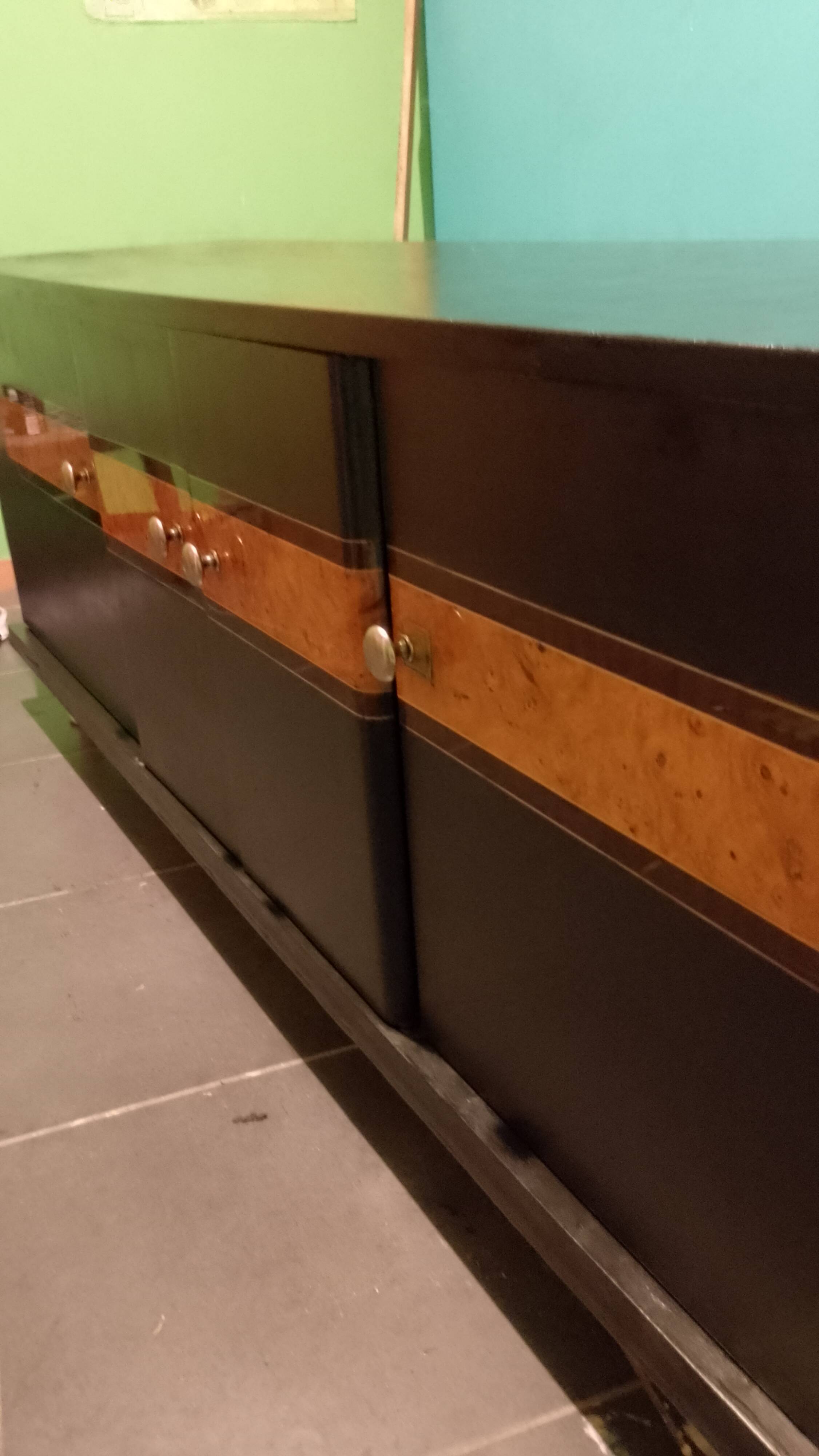 buffet with 4 doors fully restored, keeping its vintage style