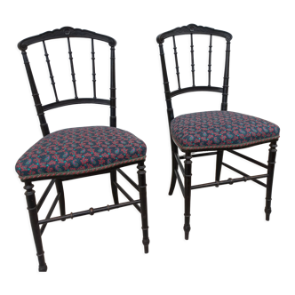 Paire de chaises Napoléon III