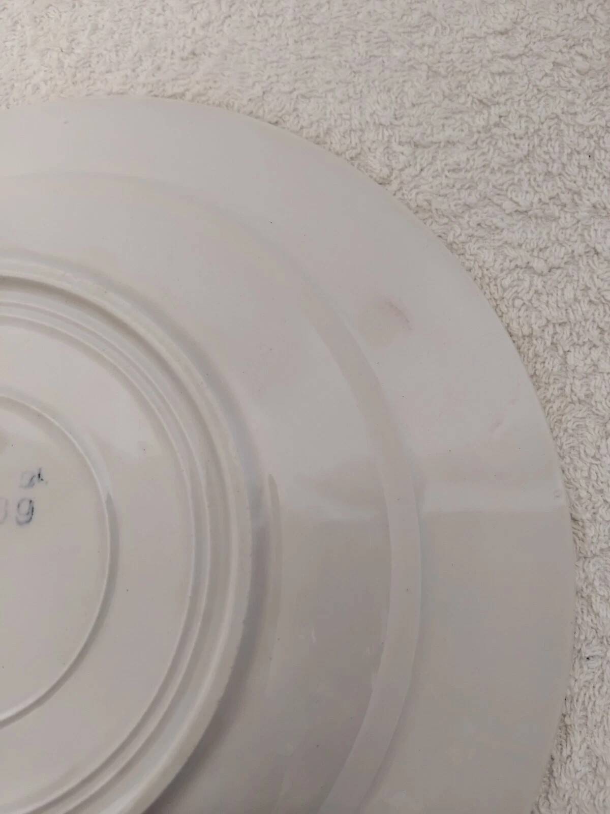 Vintage Badonviller Deep Plate