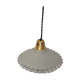 Suspension en opaline blanche