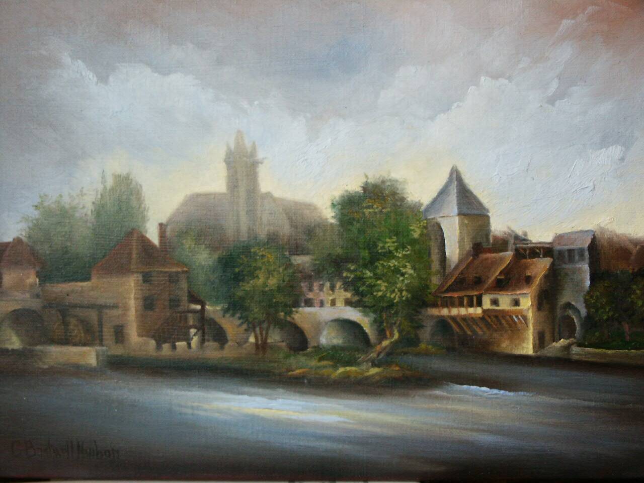 Vue de Moret sur Loing