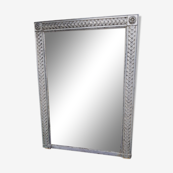 Silver mirror in Louis XVI style