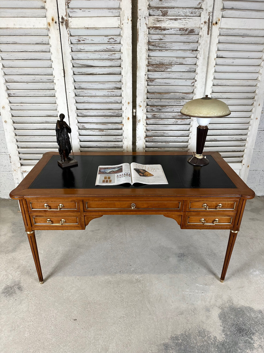 Louis XVI cherry style desk