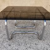 Vintage auxiliary coffee table 70s Bauhaus style
