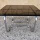 Vintage auxiliary coffee table 70s Bauhaus style