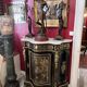 Low Boulle marquetry buffet, curved support furniture, Napoléon III period.
