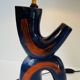Lampe en céramique, forme libre,  sculpturale, 1960-70 , style Vallauris.