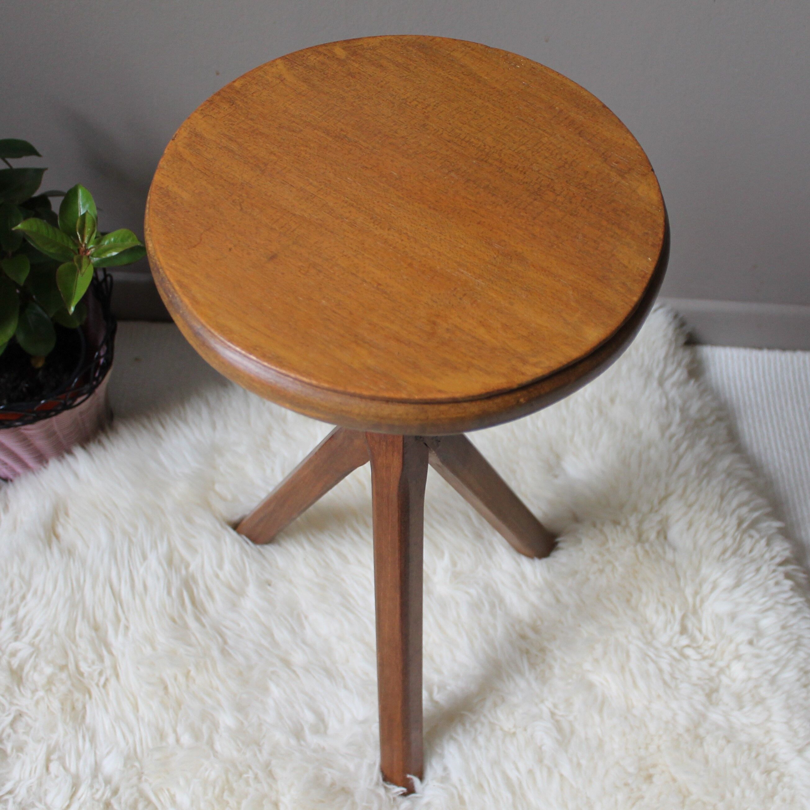 Vintage workshop stool