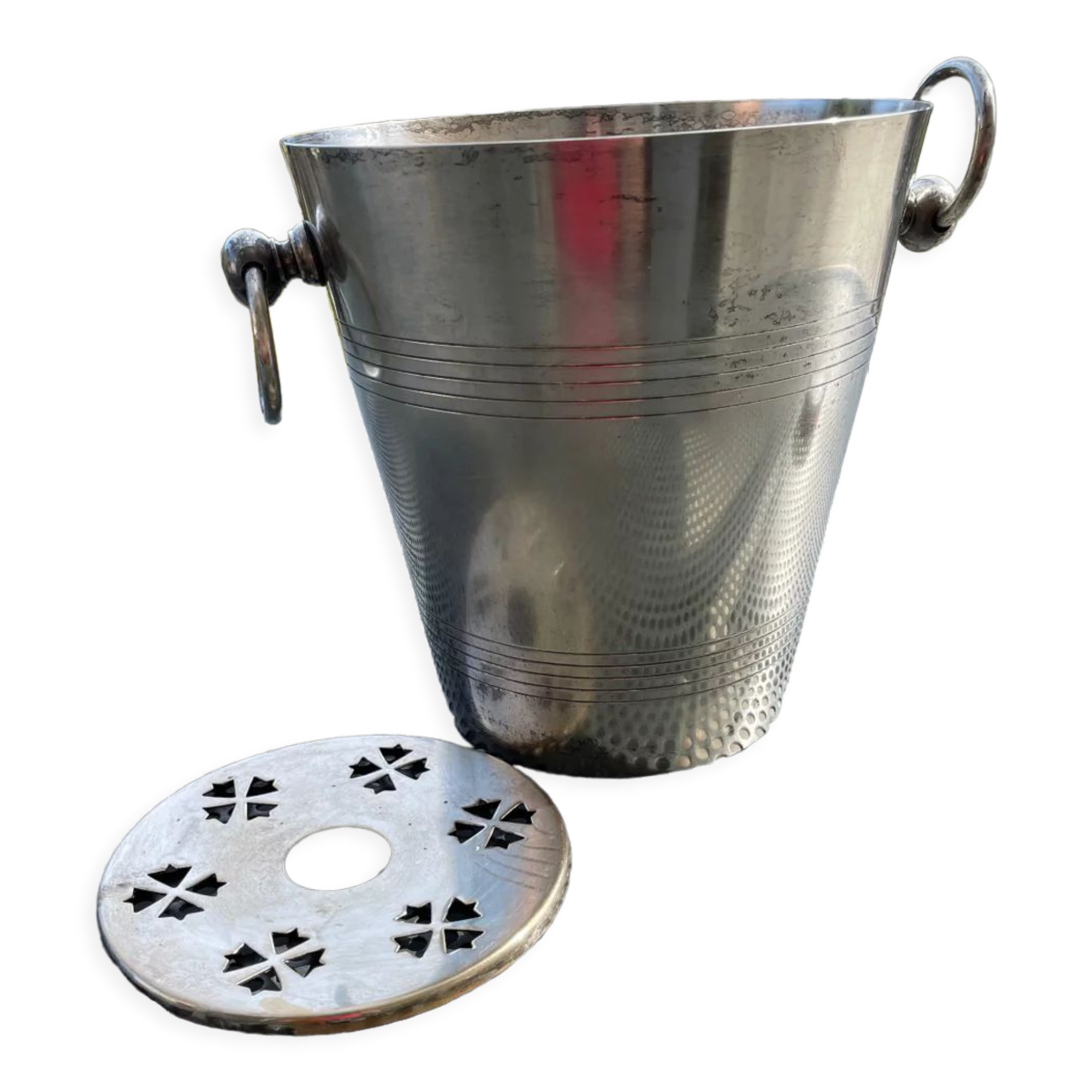 Champagne bucket with its fund