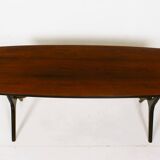 Vintage Danish rosewood coffee table circa 1970