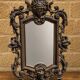 Richly chiselled bronze table mirror – neo-Renaissance style, 19th century
