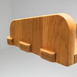 1970s oak shelf