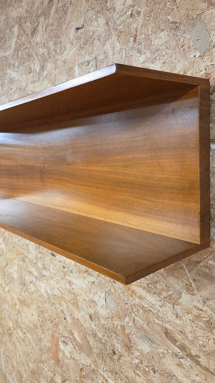 1970 teak shelf by Wilhelm Renz