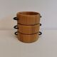 Danish  wooden bowls, from the 80s-90s, retro, vintage