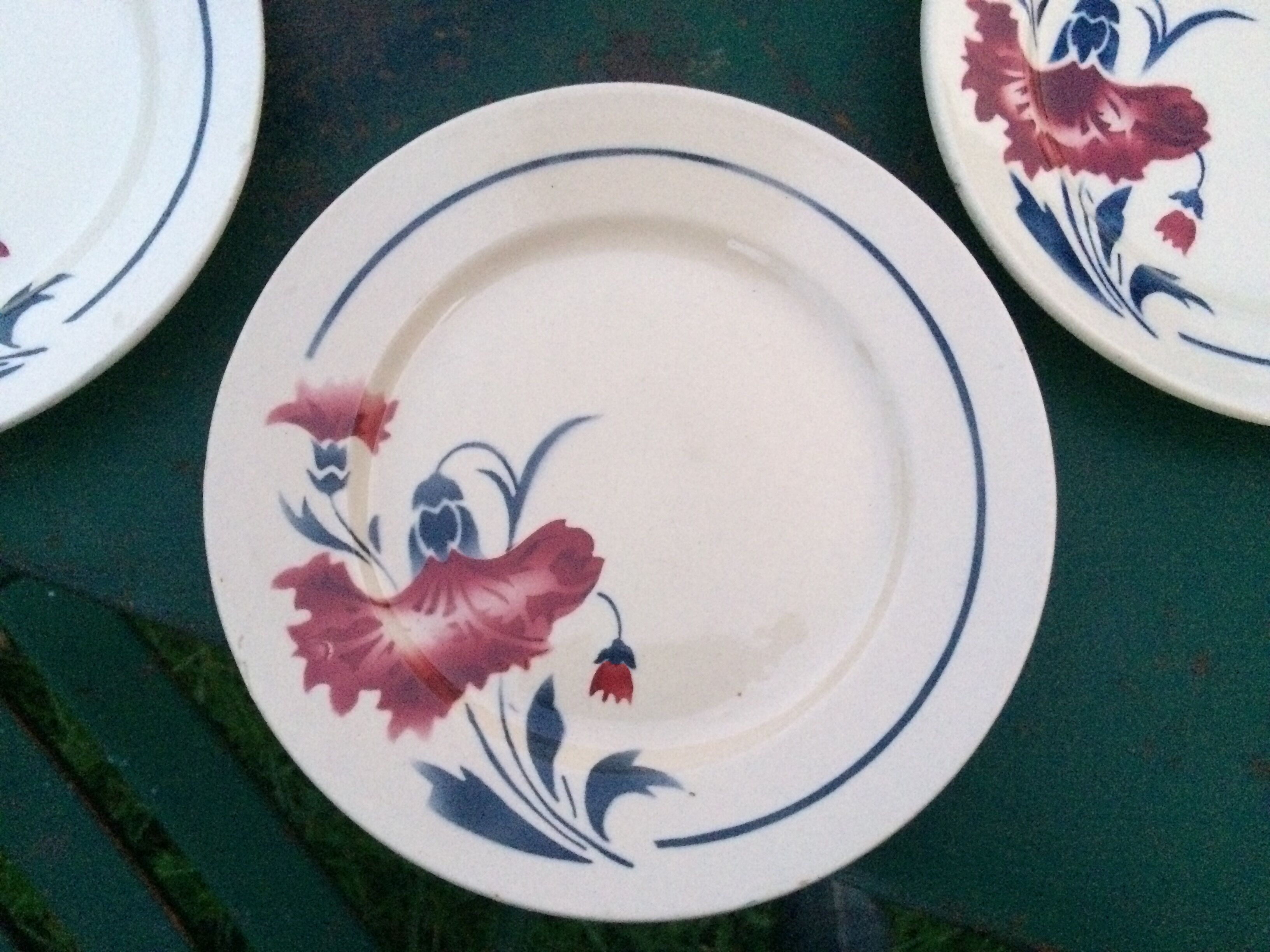 Lunéville desert plates