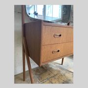 Danish teak dressing table by A.G. Spelj Kobberskyttet, 1960s.