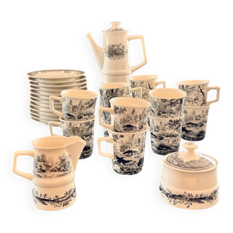 Ancien service à café Villeroy & Boch Artemis, 27 pièces