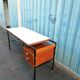 Bureau 1950 bois et métal