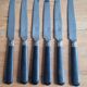 Set de 6 couteaux en bakélite et acier forgé