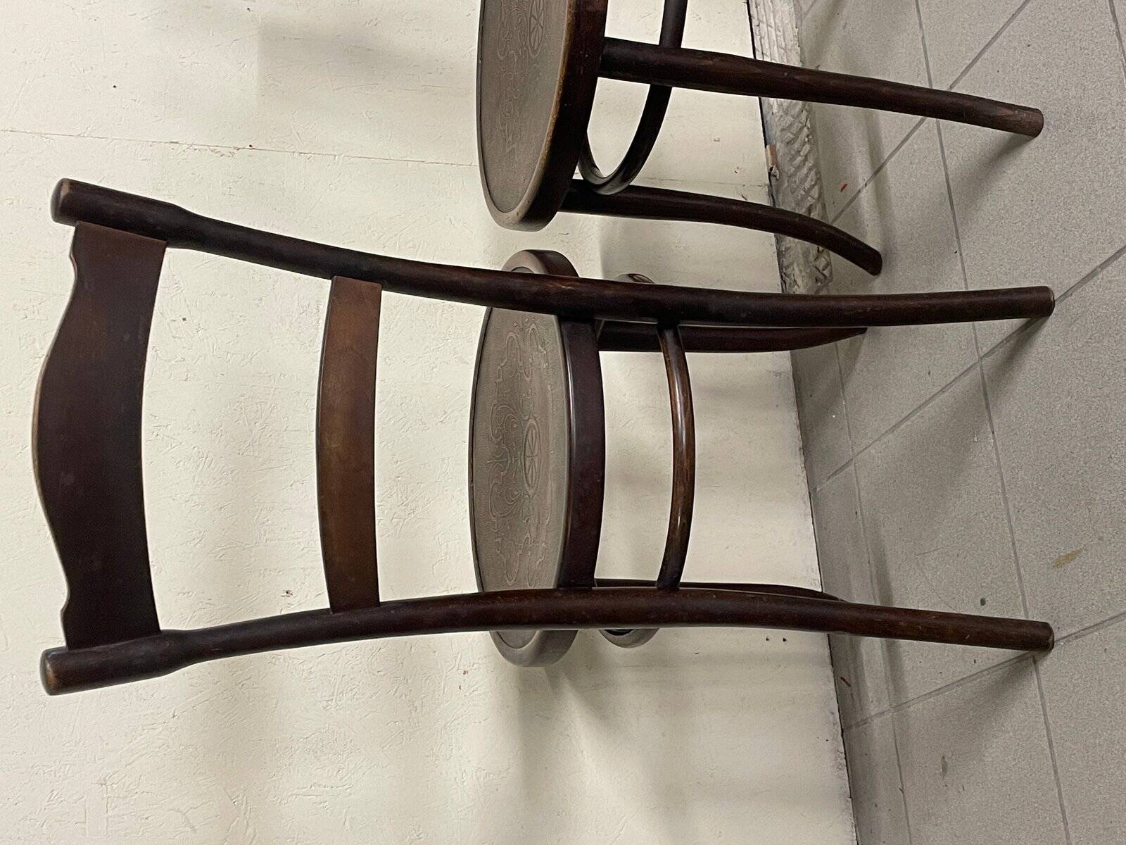 Vintage chairs by Michael Thonet for Thonet, 1930s, set of 8.