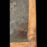 Wood and stone coffee table