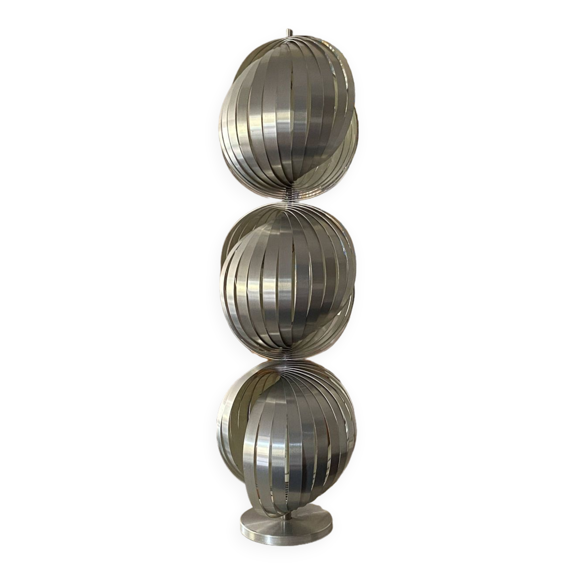 Large Henri Mathieu kinetic lamp. 1970.