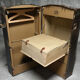 Large travel trunk of the brand Victor Wardrobe Luggage 1920
