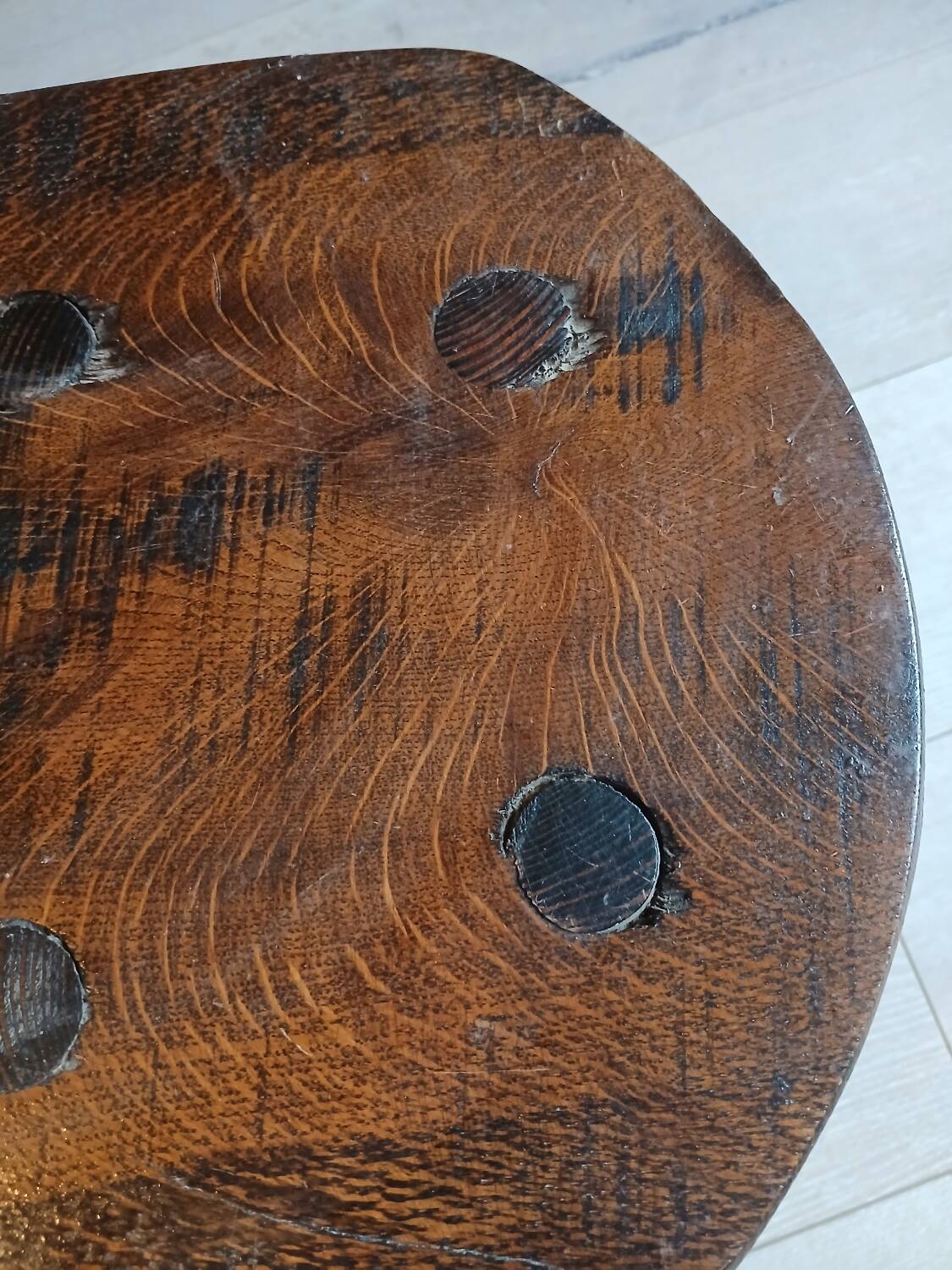 Very old tripod stool