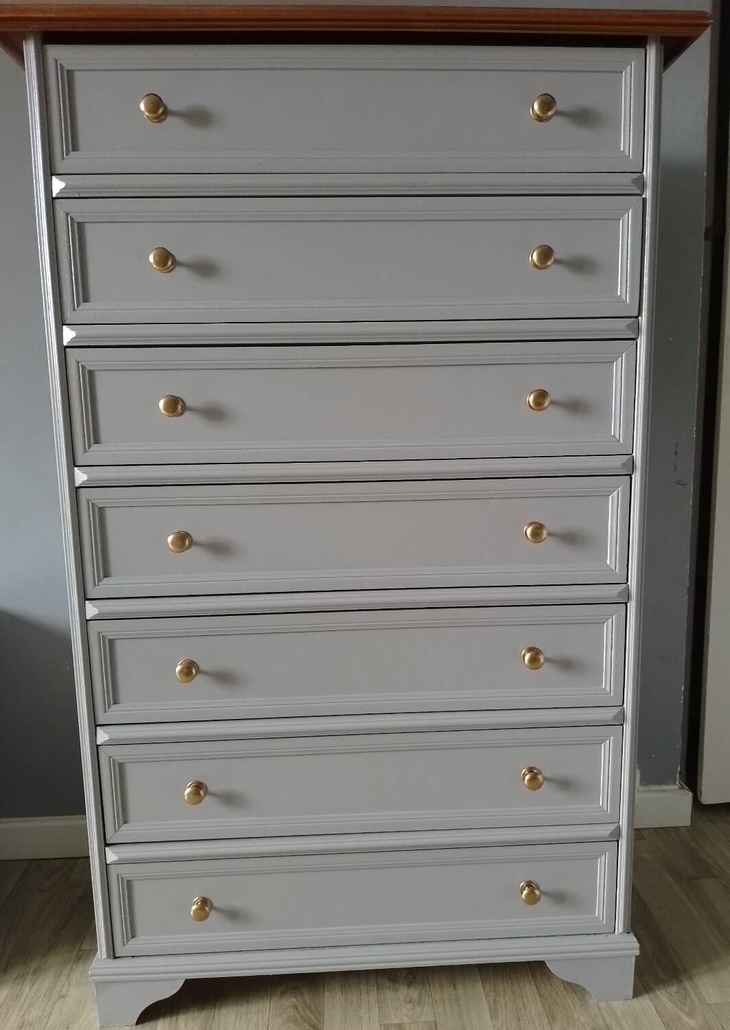 RESTORED ART DECO 7-DRAWER CHEST