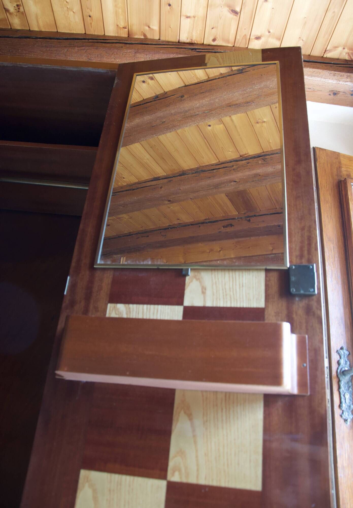 Lasted wooden wardrobe from the 70s