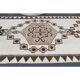 Vintage Turkish Oushak Handmade Wool Cotton White Runner Rug 100x320