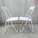 Pair of n1 folding chairs "pop" series, höganäsmöbler sweden, 1970