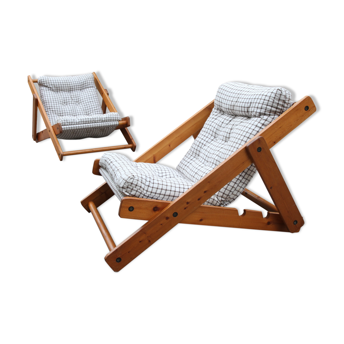 Kontiki chairs by Gillis Lundgren from the 1970s