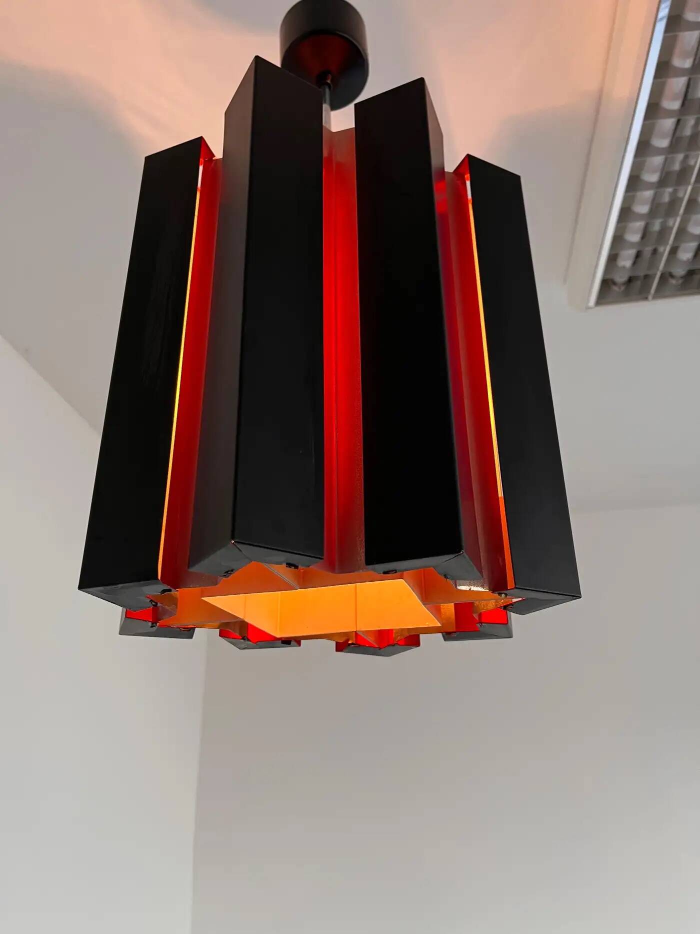 Rare design Space Age UFO pendant by Napako, 1970s