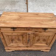 18th-century stripped buffet in solid walnut